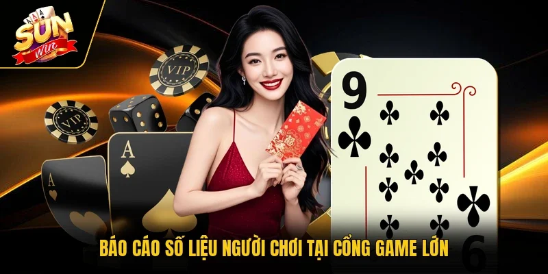 Báo cáo số liệu người chơi tại cổng game lớn